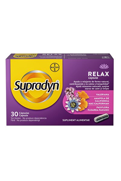 Supradyn Relax, 30 capsules, Bayer, to support body relaxation