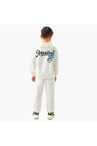 NİCKELODEON Marshall Print Hooded Long Sleeves Sweatshirt and Joggers Set