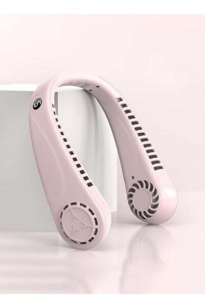 Bukela Portable Neck Fan - Rechargeable 8000mAh, 5 Wind Levels, Bladeless Silicone U-Shape