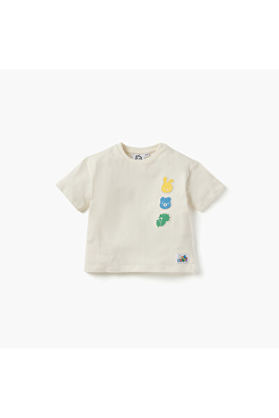 Moonbug Printed Crew Neck T-shirt and Shorts Set