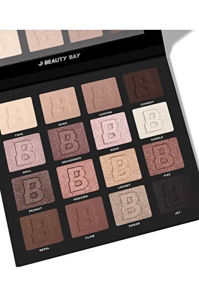 Beauty Bay Beauty Bay 16-Color Eyeshadow Palette - Neutral