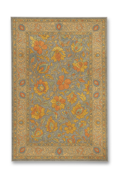 Rugs Modern Halı سجادة ديكور عتيقة بنمط زهور من MOSSO mosso1538