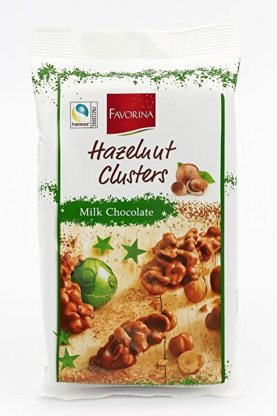 Favorina Hazelnut Clusters - Sütlü Çikolatalı Fındık Kümesi 125 g