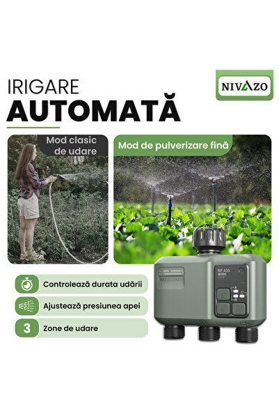 nivazo Nivazo® WaterMaster HCT-638 irrigation controller, Wifi adapter, 3 zones