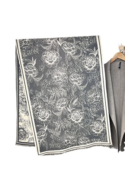 Generic Women Warm Scarf, Imitation Cashmere Shawl, Reversible Scarf with Tassel, Fashion Scarves Scarf, Squ