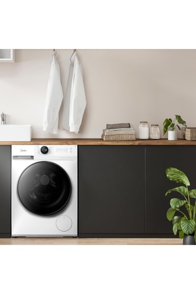 Midea 8/6 KG Smart Washer Dryer | 1400 RPM | Fully Automatic FL Washing & Drying Combo | 14 Program