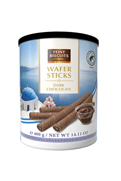 GUNZ Biscuiți Feiny Biscuits Wafer Sticks Ciocolată Neagră 400g rulouri de napolitane