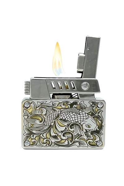 Chief King's Fire İbelo Model Balık Desenli Lüks Çakmak