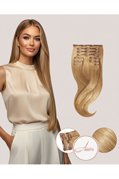 Amora New clip-in extensions sandy blonde 18 – - 55cm