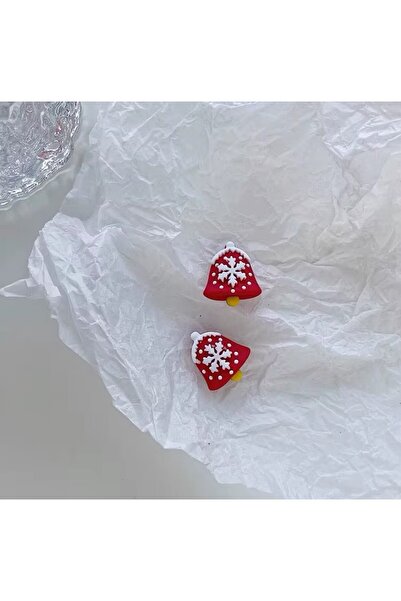 REDz Accessories Bell Earrings, Pin Fastening, for Women, Fashion Look, Red