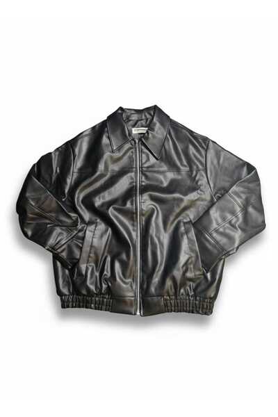 derrymore Jachetă nouă din piele bomber unisex