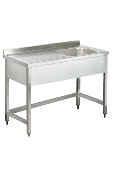 Pimak Tek Evyeli Taban Rafsız Tezgah 60 x 60 x 85 (cm)