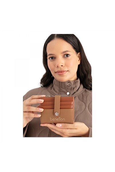 Benetton United Colors Of Bnt_1657 9X11,5X2 Taba Unisex Cüzdan