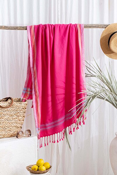 Çulha Wilda Dark Pink Peştemal