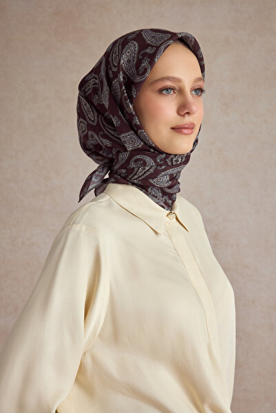 Qef Cotton Scarf Timeless Burgundy