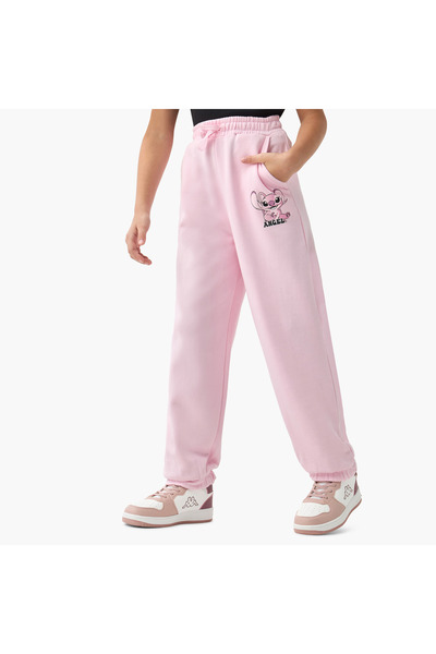 Disney Angel Print Joggers with Drawstring Closure