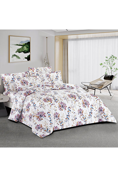 unique home collection Unique Home All Season 4-Piece Printed Single Comforter Set - 170x240 cms