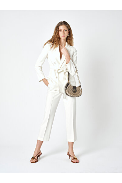 Pierre Cardin Women's Cross Shoulder Bag with Gold Chain Adjustable Strap Lock and Zipper Closure 05Pc25Y10305