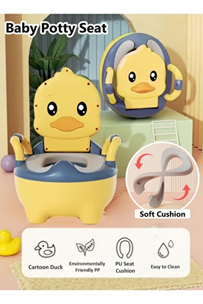 Generic Baby Potty Seat Training Potty System Toddler Potty Toilet Potty Chair with Cushion and Back Support