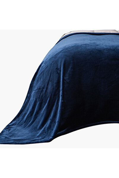 KARLEEN Decor Solid Flannel Blanket - 220x240 cms