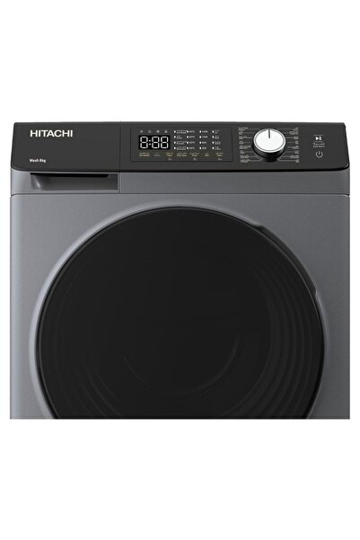 HITACHI 8KG Front Load Washing Machine | 1200 RPM | 16 Programs | Fully Automatic Washer