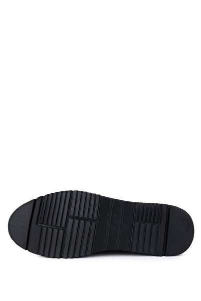 Tamer Tanca Kadın Hakiki Deri Siyah Comfort Ayakkabı