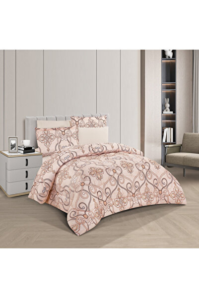 unique home collection طقم لحاف مزدوج مطبوع قابل للعكس من يونيك هوم، مكون من ...