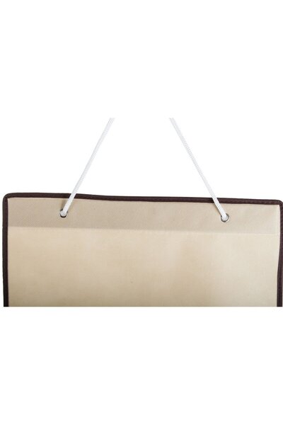 zola Κρεμαστός οργανωτής, με 12 τσέπες, 4 σειρές, κρεμ, 90x45 εκ.