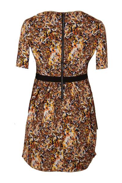 ONLY Valencia Print Dress - XS, Brown, polyester | spandex | viscose | nylon