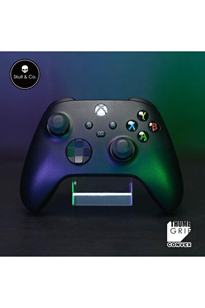 Skull & Co. Convex Thumb Grip Caps for XBOX Controller - Black, 2 Pairs (4 pcs)