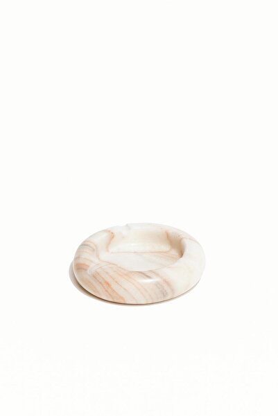 Modestmar White - Pink Ashtray with Veins
