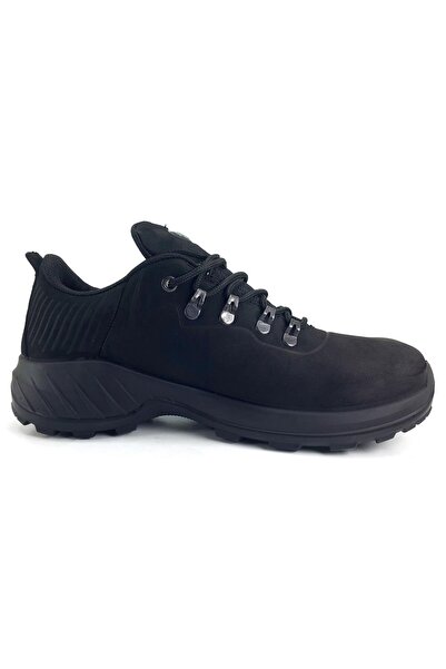 Scooter 4101 24Ka Men's Waterproof Shoes Black Nubuck