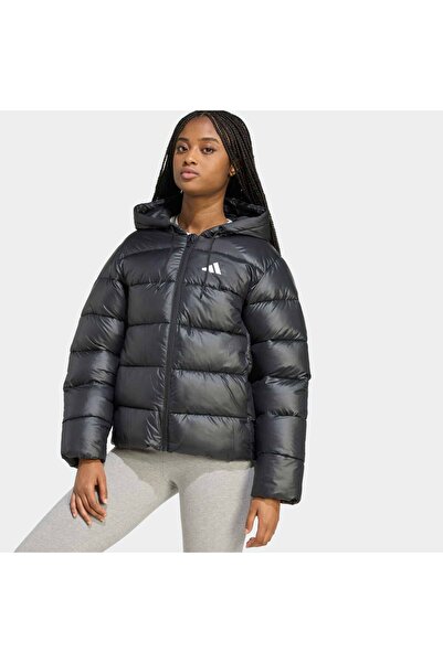 adidas Essentials Climawarm Kadın Siyah Mont (JV7767)