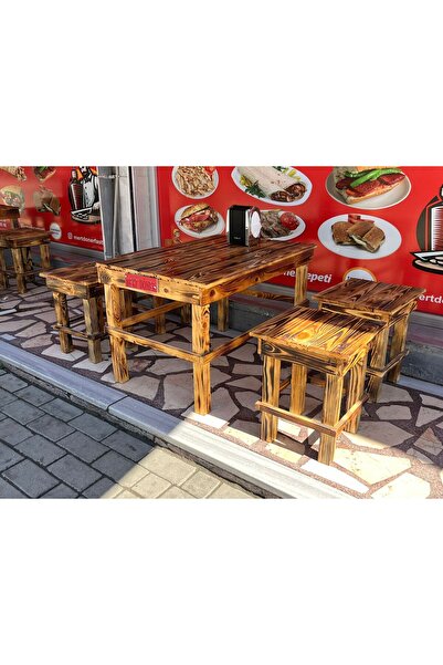 Göçmen ahşap ürünleri Ahşap Masa Tabure