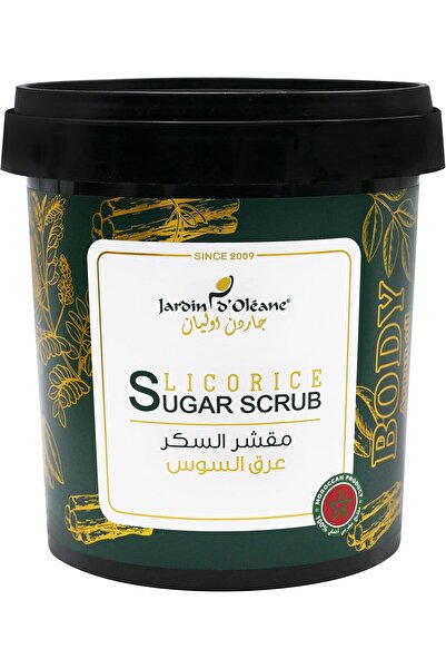 Jardin Oleane مقشر السكر بزيت الأرغان والعرق السوس، 600 غرام