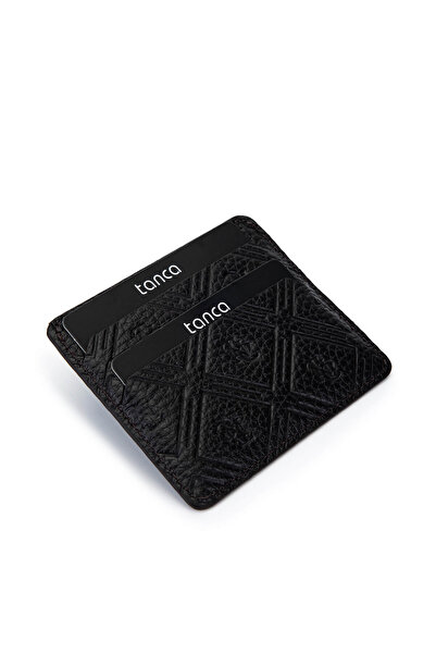 Tamer Tanca Men's Genuine Leather Brown Card Holder