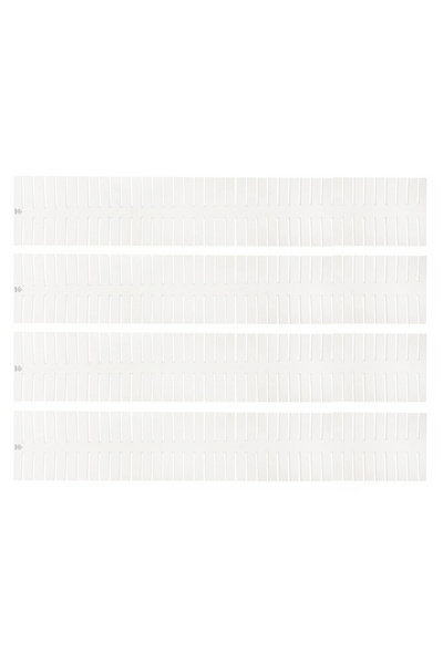 zola Set organizator sertare reglabil, 4 piese, 39 dinți, 46,3 x 7 cm, alb