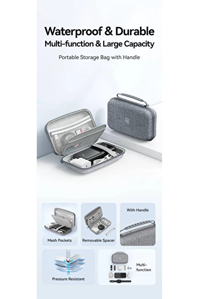 Usams Storage case for power banks and earphones