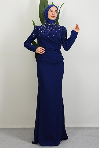 giz astore Esin Abiye Gece Mavi