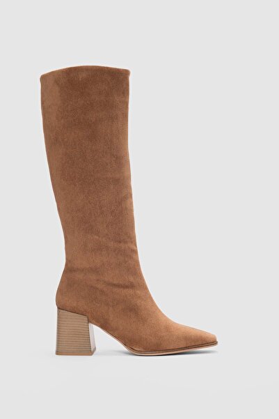 selin shoes Γυναικείες μπότες Liore Blunt Toe- TABA SUEDE