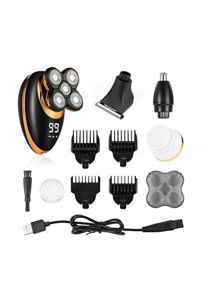 OneBuy Set de aparat de ras și aparat de tuns electric, pentru un aspect îngr...