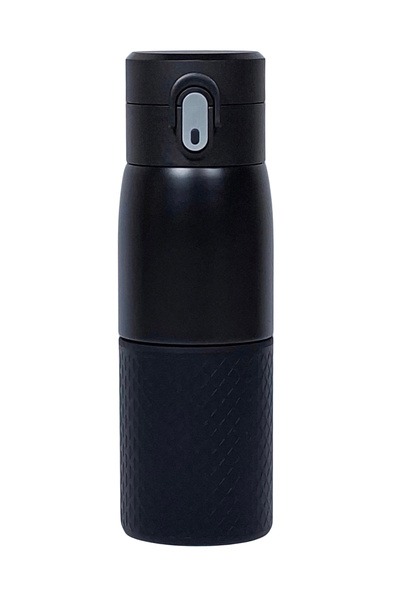 ALLMUG ترمس فولاذي أسود 380 مل – الأناقة والصحة والوظائفية في واحد!