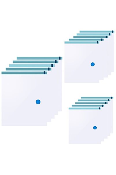 zola Σετ σακουλών κενού αέρος, 15 τεμάχια, διαφορετικά μεγέθη, διαφανείς