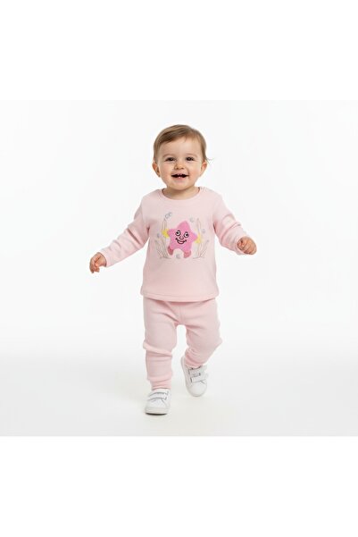 gigigiyim Yıldız Printed Baby Girl Set