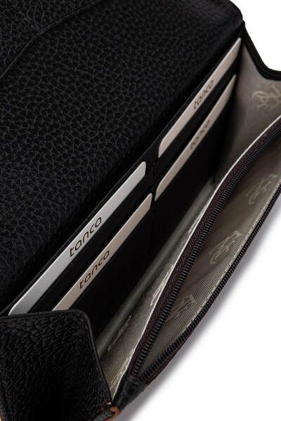 Tamer Tanca Women's Genuine Leather Tan Wallet