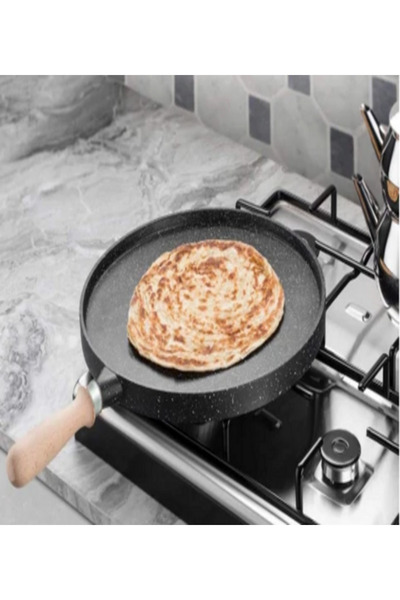 Midas 36 cm Cast Iron Double-Sided Pancake Pan