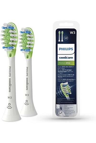Philips Sonicare Premium White BrushSync Replacement Brush Heads, HX9062/17 - Pack of 2