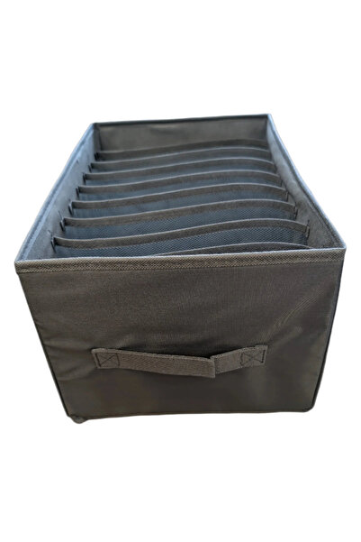 zola Clothes organizer, 9 compartments, 36x25x20 cm, gray