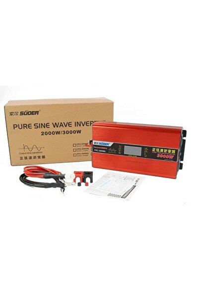 Bolsat İnverter 3000 WATT TAM SİNÜS 24 VOLT GİRİŞLİ LCD EKRANLI