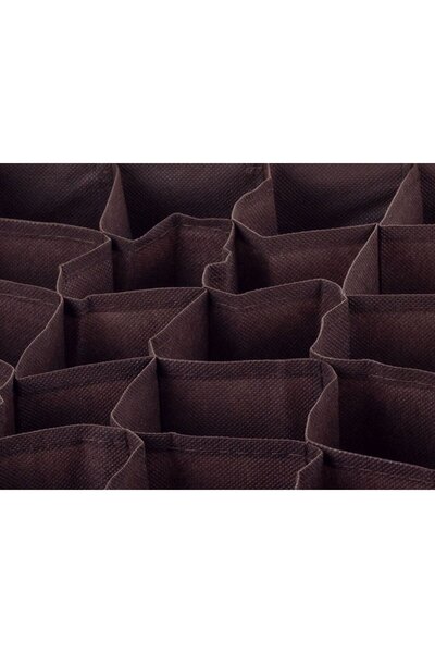 zola Drawer organizer, for socks and underwear, with 24 compartments, 34X30X10 cm, orange